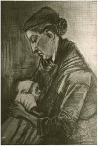 Nursing Baby 1064 Vincent van Goghを参照 作： Vincent van Gogh